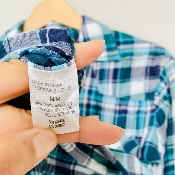 Theory Plaid Button Down - Picture 7 of 11